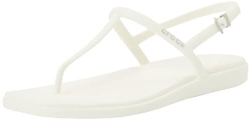 Image of Crocs Women Flip, Miami Thong Flip, Chalk, 6 UK Women