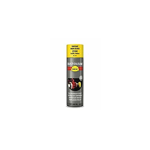 Image of RUST-OLEUM 2144 Hard Hat Topcoat Ral-Colours, The Nr. 1 Industrial Paint Aerosol. Go Further, Work Faster, Last Longer!, Traffic yellow-RAL 1023