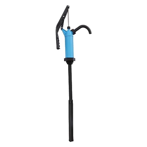 Image of Oil Drum Pump Lever Handpump,PPManual Drum Barrel Pump Blue Lever-Type Manual Transfer Pump for Liquids,High Flow Rate, Easy to Carry for Oil, Diesel, Kerosene, Lubricating Oil, Water (320Ml/Pump)