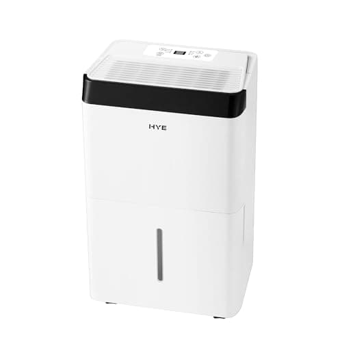 Image of Dehumidifier - 20L/Day Dehumidifier, Portable Design With 5 Modes, 3.4L Water Tank, Quiet Operation (39 dB), White, Continuous Drainage, Ideal For Damp Rooms - SA01DH20L02