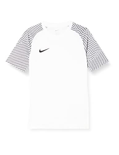 Image of Nike Boy's Dri-FIT Strike II Short Sleeve Jersey, White/White/Black, L