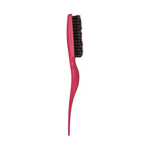 Image of XNHIU 1 Piece Hot Pink Hair Teasing Brush Boar Bristle Hair Brush for Volume Hair Scalp Massage (Pink)