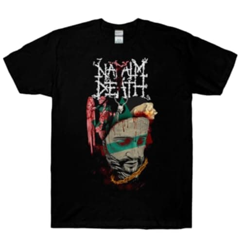 Image of Napalm Death Inside The Torn Apart, Diatribes, Jesus Fanart T-Shirt Black S-5XL BlackXXL