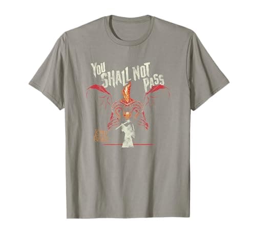 Image of Lord Of The Rings Balrog You Shall Not Pass T-Shirt