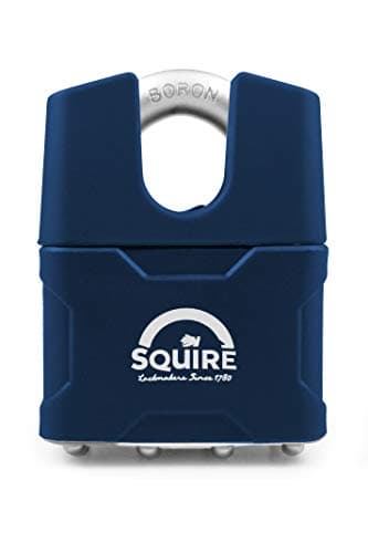 Image of Henry Squire 39CS Stronglock Laminated Closed Shackle 4 Pin Double Locking Padlock, Blue, 51 mm (Length)