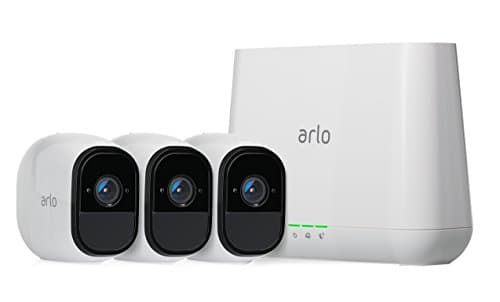 Image of Arlo Pro Wireless Home Security Camera System CCTV, Wi-Fi, Alarm, Rechargeable, Night Vision, Indoor or Outdoor, HD, Audio, Free Cloud Storage, 3 Camera Kit, VMS4330