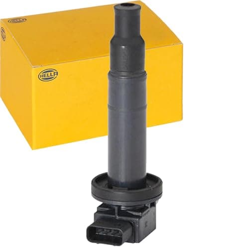 Image of HELLA 5DA 193 175-931 Ignition Coil - 12V - 4-pin connector - Flush-Fitting Pencil Ignition Coils - Bolted