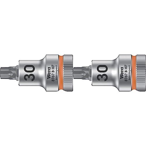 Image of Wera 8767 B HF TORX® Zyklop Holding Function bit Socket, 3/8" Drive, TX 30x35mm, 05003066001 (Pack of 2)