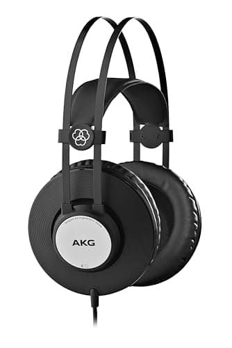 Image of AKG K72 High Performance Closed-Back Over Ear Monitoring Headphones - Professional Drivers, Lightweight Design, 2.5m Cable, Self-Adjusting Headband- For Recording, Monitoring, Mixing and more - Black