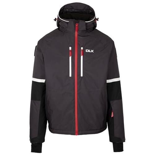 Image of DLX Mens Ski Jacket With Snowskirt Mackle - Men's Waterproof Jacket, Winter Warm Ski Raincoat, Outdoor Wind Resistant Jacket, Breathable Down Touch Filling Coat