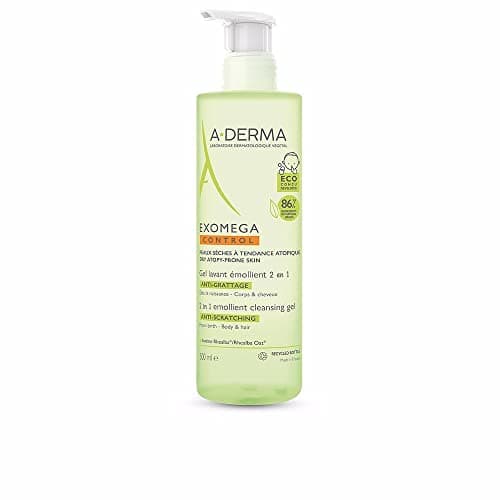 Image of A-DERMA Exomega Control 2in1 Emollient Cleansing Gel Anti-Scratching 500ml