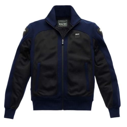 Image of Blauer Easy Air Pro Motorcycle Textile Jacket, black/blue, L