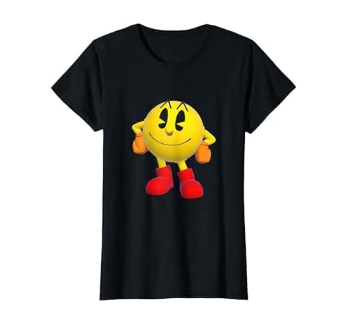 Image of 【PAC-Man】 PAC-Man World Re-PAC 002 T-Shirt, Women, Black, Large