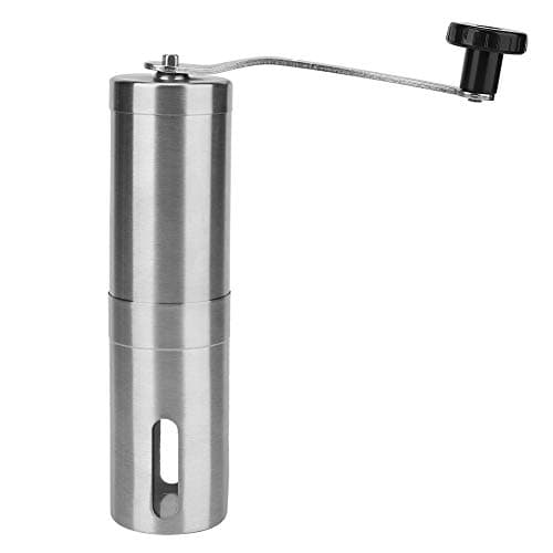 Image of 304 Stainless Steel Manual Coffee Grinder, Portable Hand Coffee Machine, Compact Travel - Friendly Mill with Removable Parts for Fresh Ground Coffee at Home or On the Go
