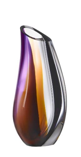 Image of Kosta Boda Orchid Vase Lilac/Amber Small
