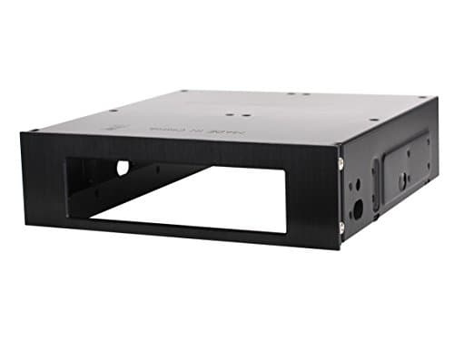Image of SilverStone SST-FP55B - 5.25 Inch to 3.5 Inch + 2x 2.5 Inch alu. Front Bay Bracket Adapter, black