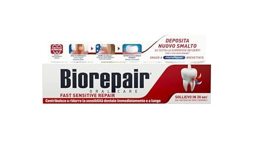 Image of Biorepair, Fast Sensitive Repair, Reduces Dental Sensitivity and Relieves Sensitive Teeth Pain in 30 Seconds, Protects and Repairs Enamel, Fluoride Free, 60ml
