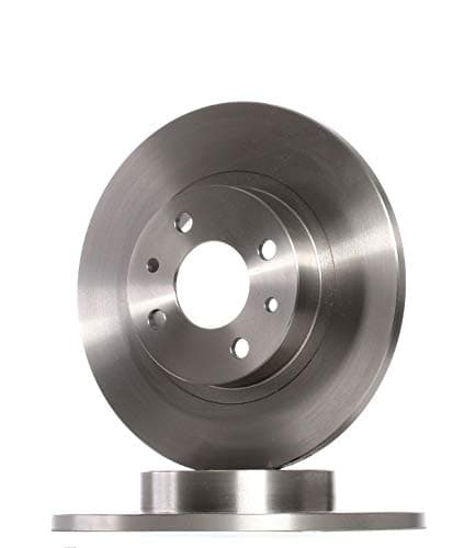 Image of Bosch BD283 Brake Disc Set - 257.5 mm Solid Discs - Front Axle - ECE-R90 Certified - Reliable Braking, Stable Performance, Corrosion Protection - 1 Set of 2 Discs