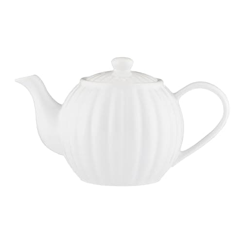 Image of Price & Kensington Luxe 6 Cup Stoneware Teapot White 1100 ml