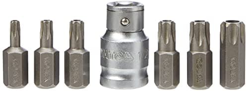 Image of YATO YT-0416 - Torx Screwdriver Security Bit Set, 7 pcs T25-T55