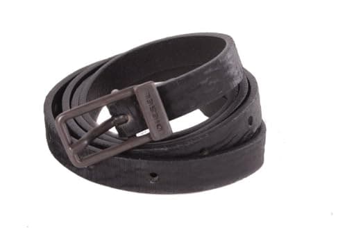 Image of Diesel BOCUT CINTURA Belt Belt Genuine Leather Black (Black, 90 cm)