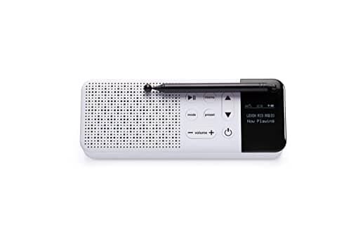 Image of LEXON - Rio Dab+ & FM Radio, Bluetooth Speaker, 3 W Playtime - White