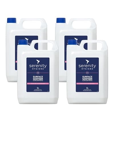 Image of Antibacterial Surface Sanitiser Concentrate - Cleans & Degreases on any hard surface while disinfecting to the highest standards. 5 Litre Pack of 4