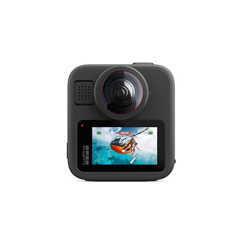 Image of GoPro MAX2 - Waterproof 360 + Traditional Action Camera with Touch Screen, Spherical 8K Video, 29MP 360 Photos, Easy Replaceable Lenses, HyperSmooth Stabilization, 6 Microphones
