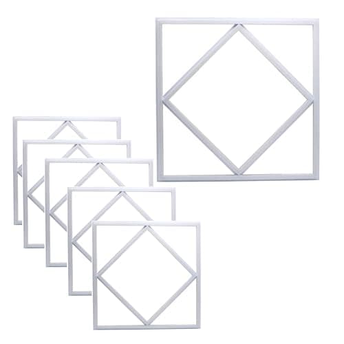 Image of Brightex, Pack of 6 Led Panel Light Diamond 72W 7200 Lumen 600X600MM Slim Ceiling Lights Decor Ultra Bright for Workspaces, Schools and Offices
