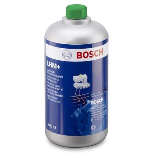 Image of Bosch Hydraulic Brake Fluid LHM+, 1 L - Mineral Oil for Brakes, Steering and Suspension - OE Quality - Suitable for ABS and ESP Brakes