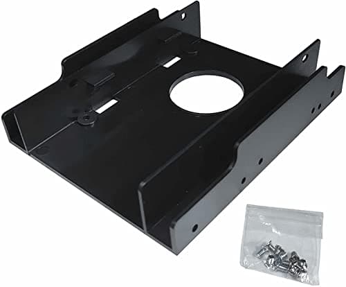 Image of Jedel Dual 2.5" to 3.5" SSD to HDD Adaptor Hard Drive Bay Mount Bracket Kit