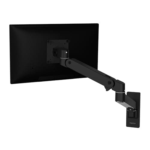 Image of Ergotron – LX Pro Premium Single Monitor Arm, VESA Wall Mount – for Monitors Up to 34 Inches, 4 to 22 lbs – Matte Black