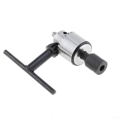 Image of JT0 Drill Chuck for Mini Drills, 0.3–4 mm Capacity, High-Carbon Steel with 4 mm / 5 mm / 6 mm / 8 mm Motor Connecting Rod Sleeves, 21.5 mm(6MM)