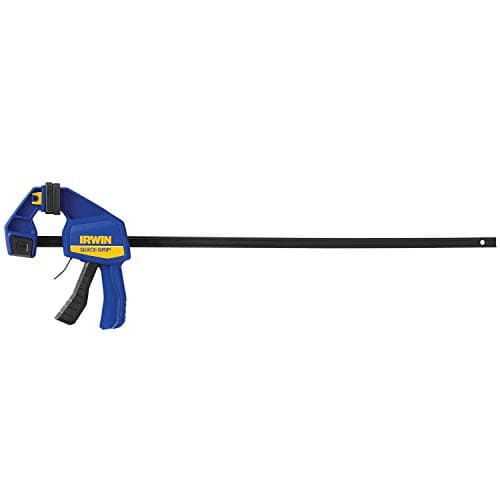 Image of Irwin Quick-Grip Bar Clamp, One-Handed Clamp/Spreader, 24-Inch (1964720), Blue