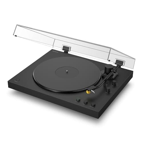 Image of Sony PS-LX5BT Premium Wireless Bluetooth Turntable, Full Auto Playback, Belt-drive, Quality Cartridge, Hi-Res Audio Wireless, Built-in Phono Preamp, 3 Gain Modes, 2 Speed Operation, Rubber Mat