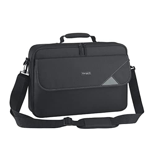 Image of Targus Intellect Business Travel and Commuter Messenger for 16-Inch Laptop Clamshell Case with Shoulder Strap, Black (TBC002EU)