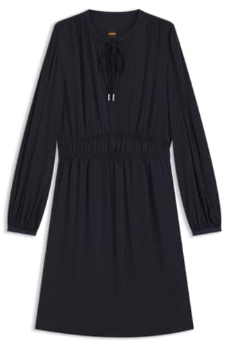 Image of BOSS Women's C_decly Dress, 408 Dark Blue, 8