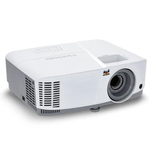 Image of ViewSonic PA504W DLP Projector, 4000 ANSI Lumen, WXGA 1280x800, 22.000:1 Contrast Ratio, Up to 300-Inch Image, HDMI x2, RJ45, Vertical Keystone +/-40°, 10W Speaker