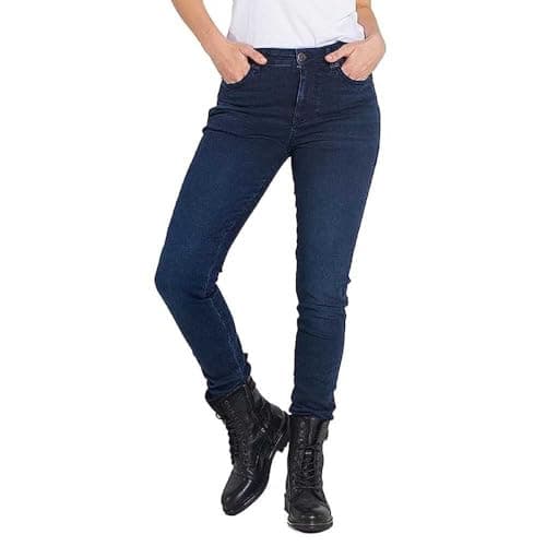 Image of John Doe Ruby Women's Motorcycle Jeans, Indigo-blue, 30W x 30L