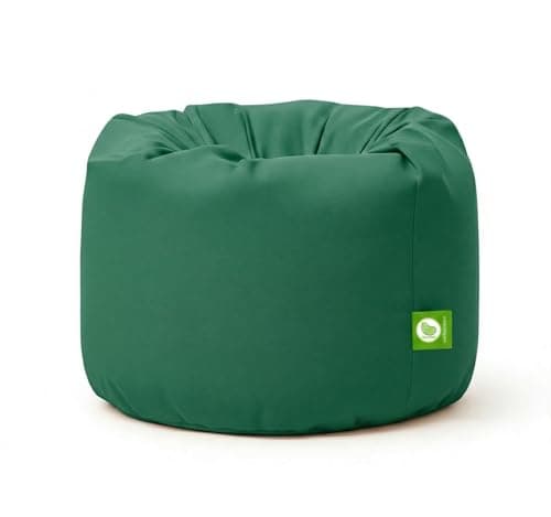 Image of BeanLazy LARGE SIZE Cotton Drill Bean Bag With Beans In British Racing Green