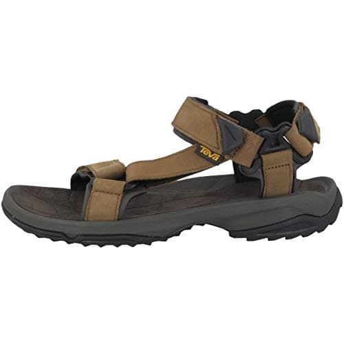 Image of Teva Men's Terra Fi Lite Leather Sports and Outdoor Sandal, Brown (Brown Brn), 9 UK (43 EU)
