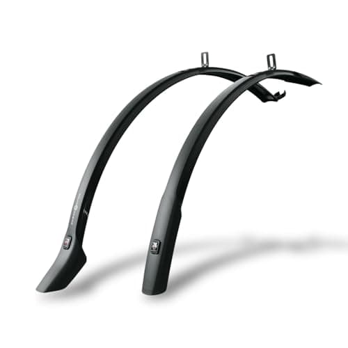 Image of SKS GERMANY VELO 42 URBAN SET 28" mudguard set (bicycle mudguard for city and trekking bikes, for tyre widths 28-38 mm, angle mounting, strut mounting optionally available)