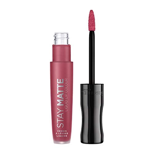 Image of Rimmel Stay Matte Liquid Lipstick, Rose And Shine, 1 Count (Pack of 1)