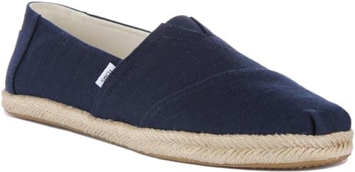 Image of TOMS Men's Alpargata Rope Loafer Flat, Navy, 10.5 UK