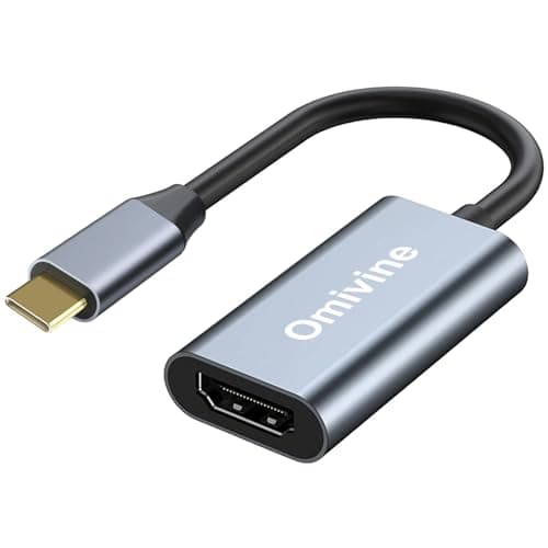Image of USB C to HDMI Adapter, 4K USB Type-C to HDMI Adapter, Compatible with iPhone 16/15, MacBook Pro/Air, iPad, Surface Book, Pixelbook, Dell, Samsung Galaxy, Steam, Microsoft