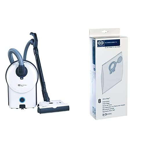 Image of SEBO 90951GB AIRBELT D4 PREMIUM ePower, Arctic White, 37.0 cm*25.0 cm*49.0 cm D Series Cylinder Ultra Bag