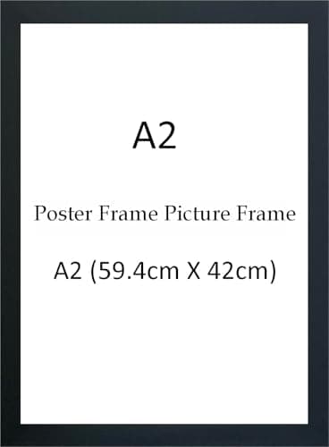 Image of Black A2 (59.4 X 42cm) Poster Frame Picture Frame