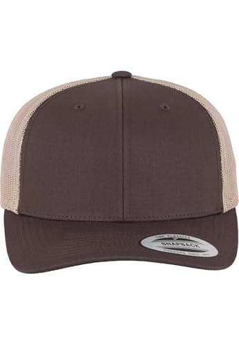 Image of Flexfit Retro Trucker 2-Tone Kappe, BRN/Khaki, One Size