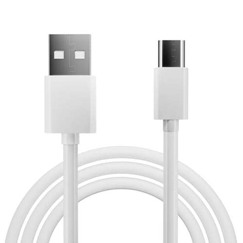 Image of pluX Micro USB Charging Cable 3M USB A to Micro Android Charger Cable Data Sync Cord for Samsung Galaxy J7,S7,S6,Kindle Fire,Fire HD Tablets,PS4 Controller,Sony,HTC,LG,Motorola,Huawei White