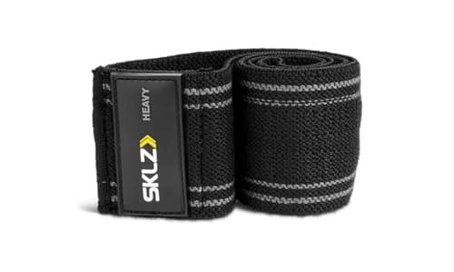 Image of SKLZ Pro Knit Mini Band- Heavy Resistance, Non-Slip Fabric for Upper and Lower Body Training, Comfortable, Durable, Machine Washable, Ideal for Warm-Up, Stretching, and Strength Workouts